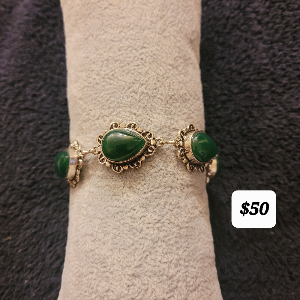 Vintage Jade Bracelet